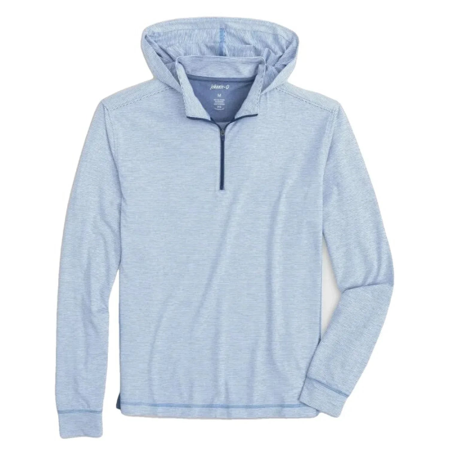 johnnie-O 01. MENS APPAREL - MENS LS SHIRTS - MENS LS HOODY Men's Hybrid Performance 1/4 Zip Hoodie PIPELINE