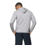 johnnie-O 01. MENS APPAREL - MENS LS SHIRTS - MENS LS HOODY Men's Hybrid Performance 1/4 Zip Hoodie HEATHER TWILIGHT