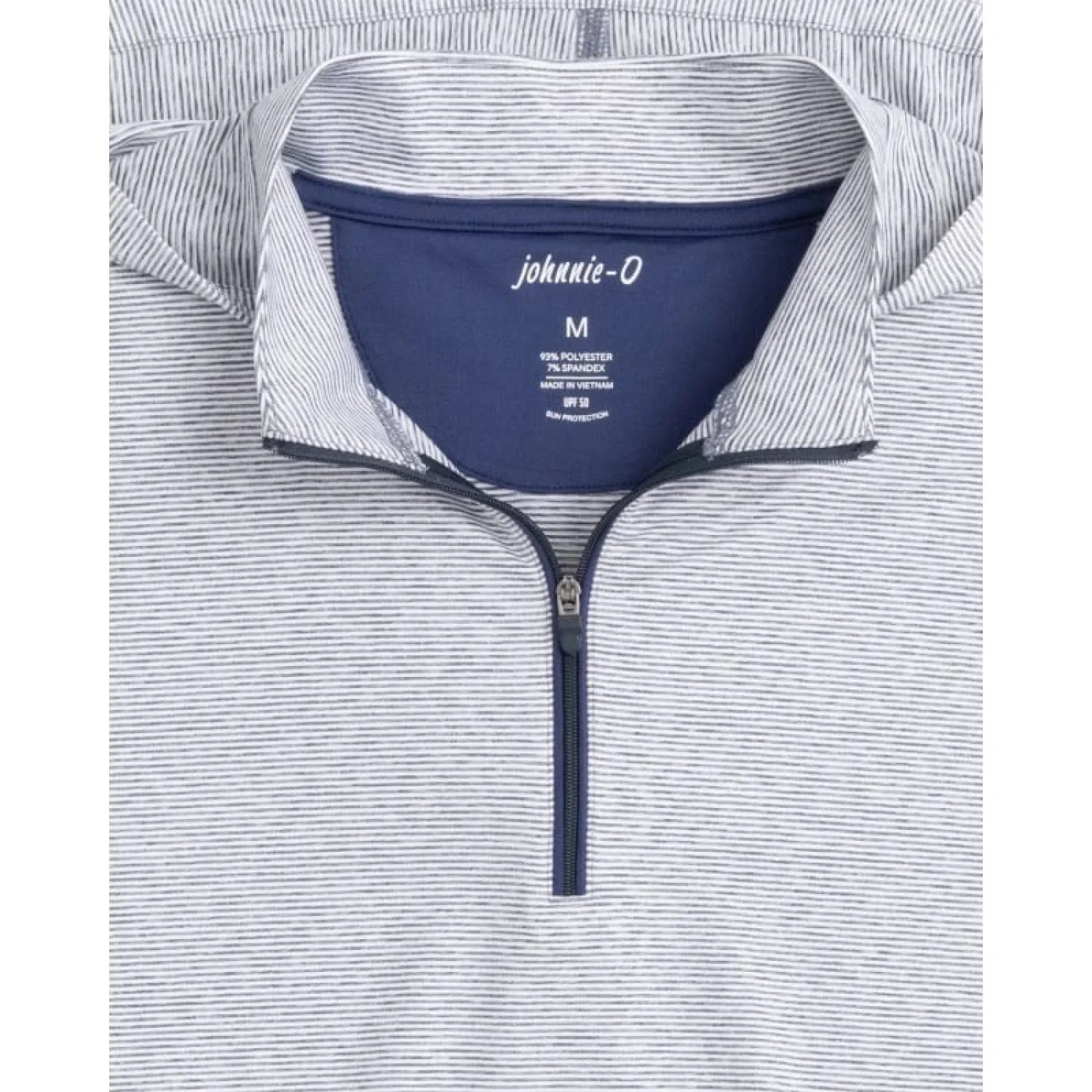 johnnie-O 01. MENS APPAREL - MENS LS SHIRTS - MENS LS HOODY Men's Hybrid Performance 1/4 Zip Hoodie HEATHER TWILIGHT