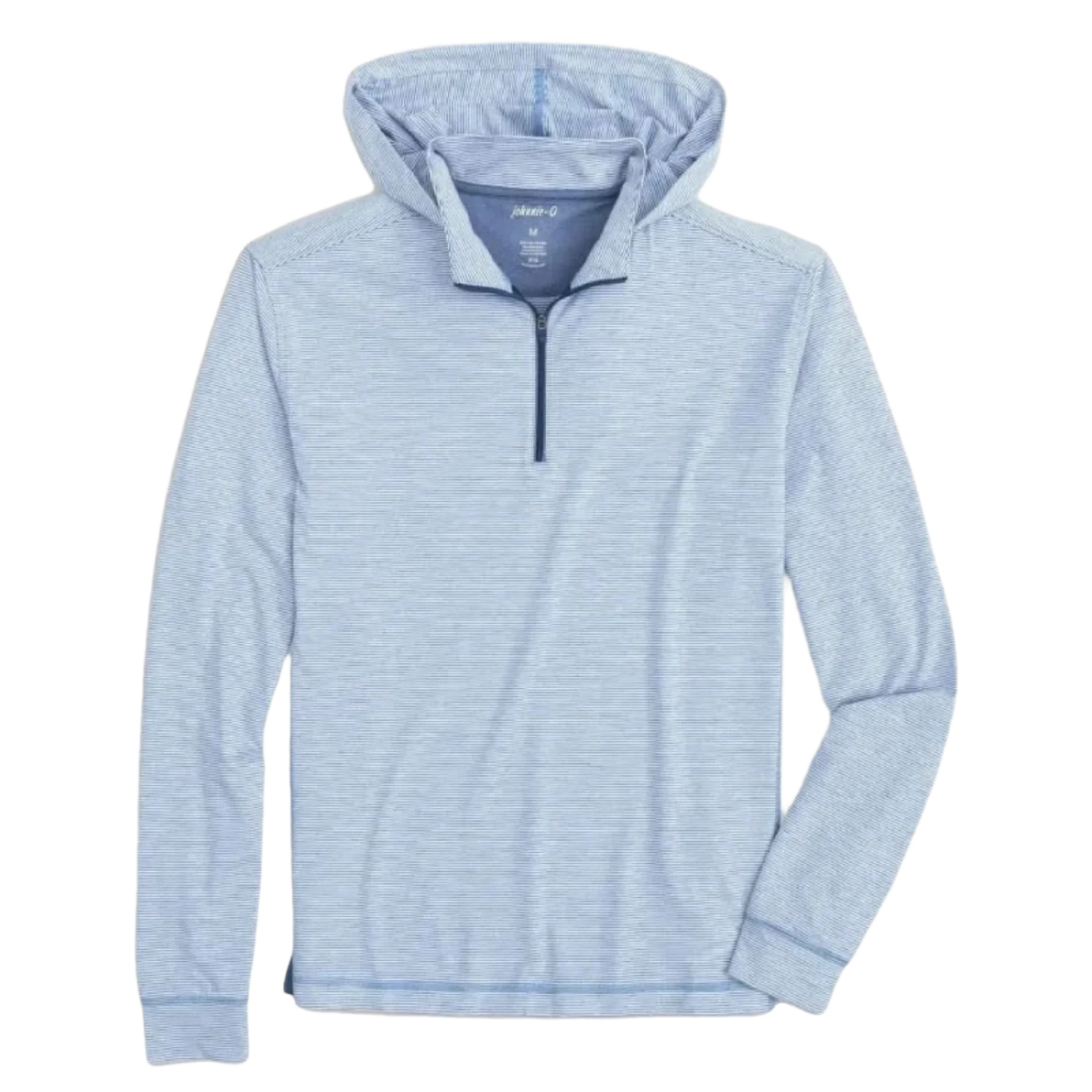 johnnie-O 01. MENS APPAREL - MENS LS SHIRTS - MENS LS HOODY Men's Hybrid Performance Quarter Zip Hoodie PIPELINE