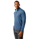 johnnie-O 01. MENS APPAREL - MENS HOODIES|SWEATERS - MENS PO Q ZIP Men's Jamie Jacquard Stretch 1/4-Zip Pullover NAVY MAHALO