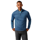 johnnie-O 01. MENS APPAREL - MENS HOODIES|SWEATERS - MENS PO Q ZIP Men's Jamie Jacquard Stretch 1/4-Zip Pullover NAVY MAHALO
