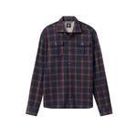 johnnie-O 01. MENS APPAREL - MENS LS SHIRTS - MENS LS BUTTON UP Men's Judah Check Button-Up Flannel Overshirt COFFEE