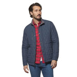 johnnie-O 01. MENS APPAREL - MENS JACKETS - MENS JACKETS INSULATED Men's Juno Quilted Snap Jacket NAVY