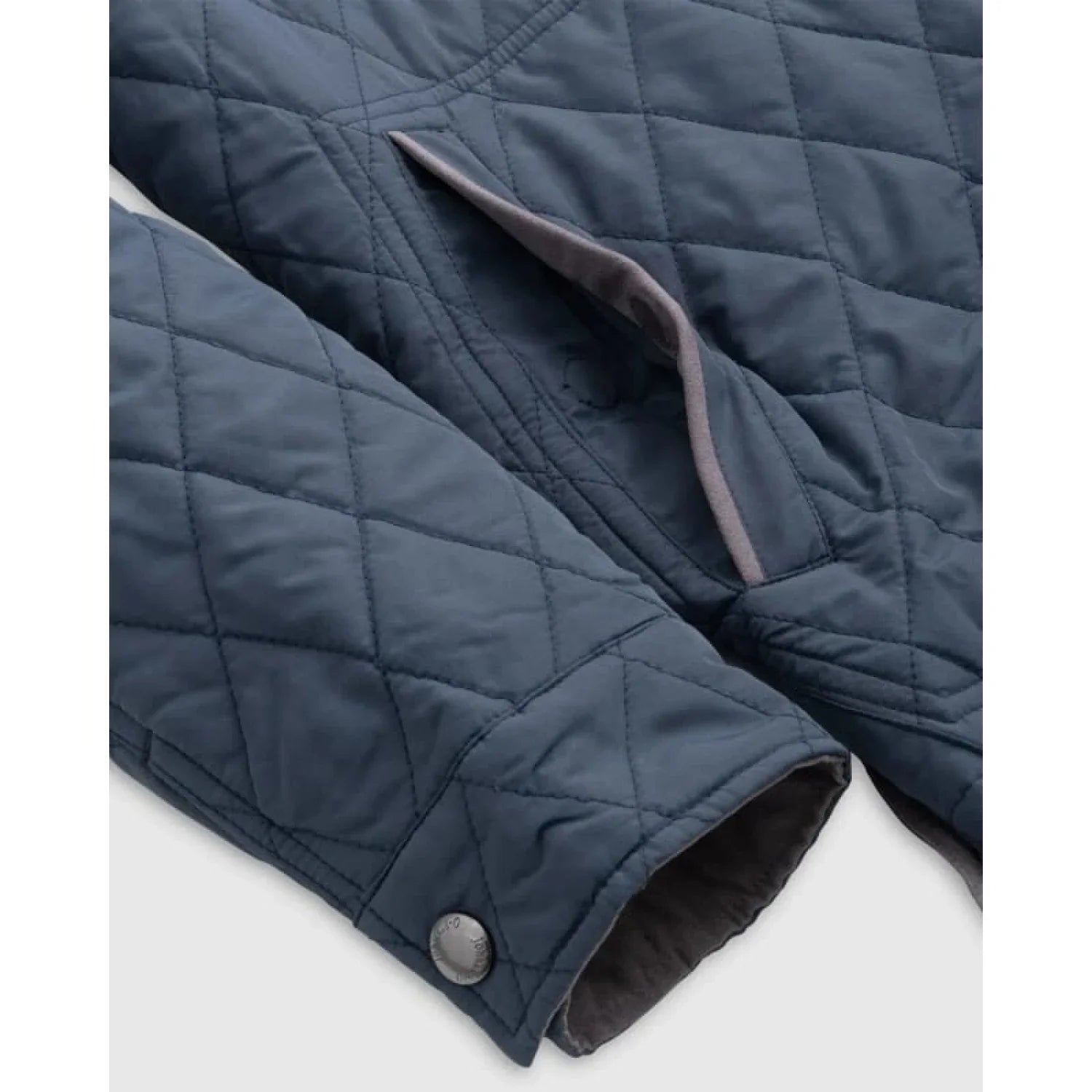 johnnie-O 01. MENS APPAREL - MENS JACKETS - MENS JACKETS INSULATED Men's Juno Quilted Snap Jacket NAVY