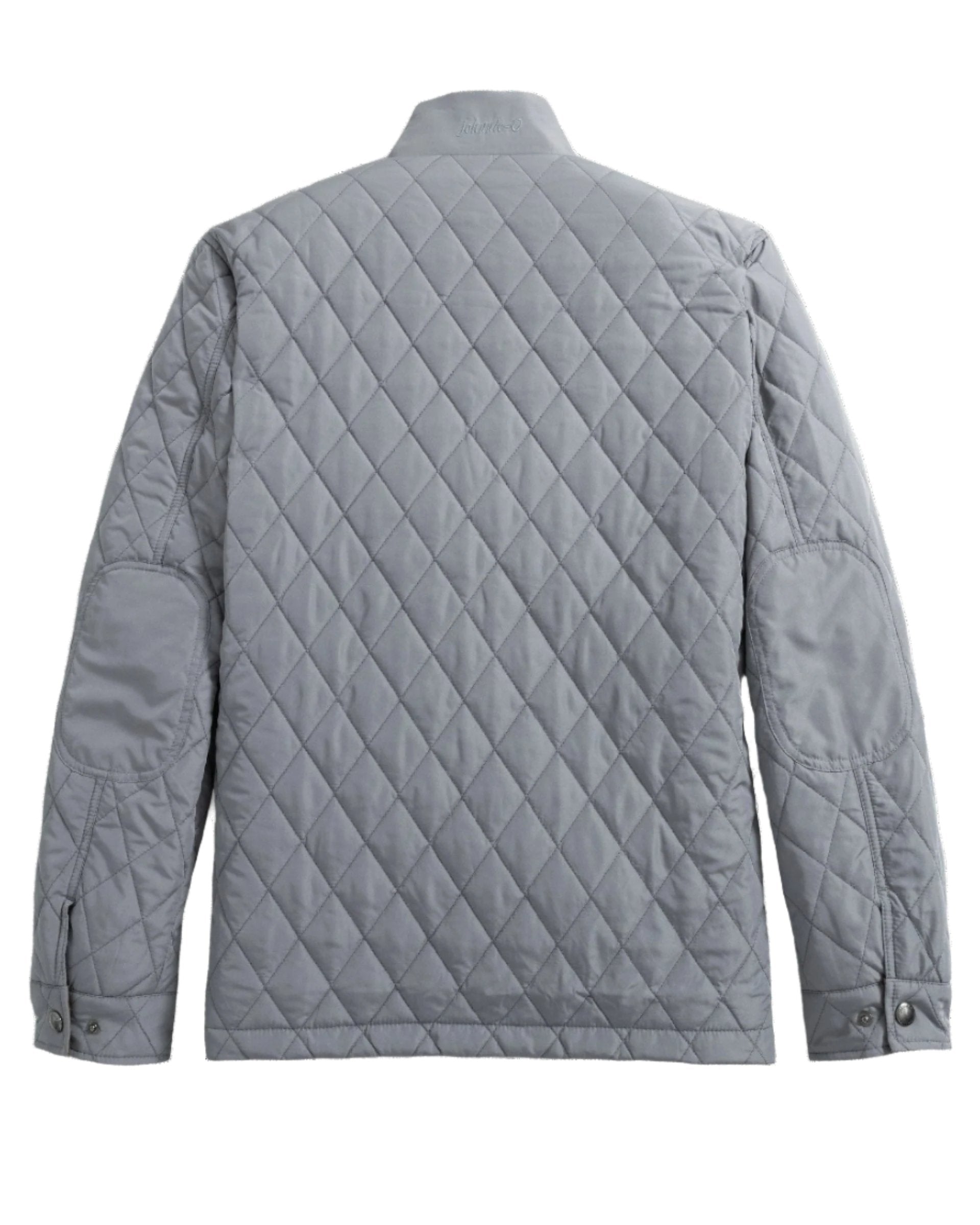 johnnie-O 01. MENS APPAREL - MENS JACKETS - MENS JACKETS INSULATED Men's Juno Quilted Snap Jacket CONCRETE