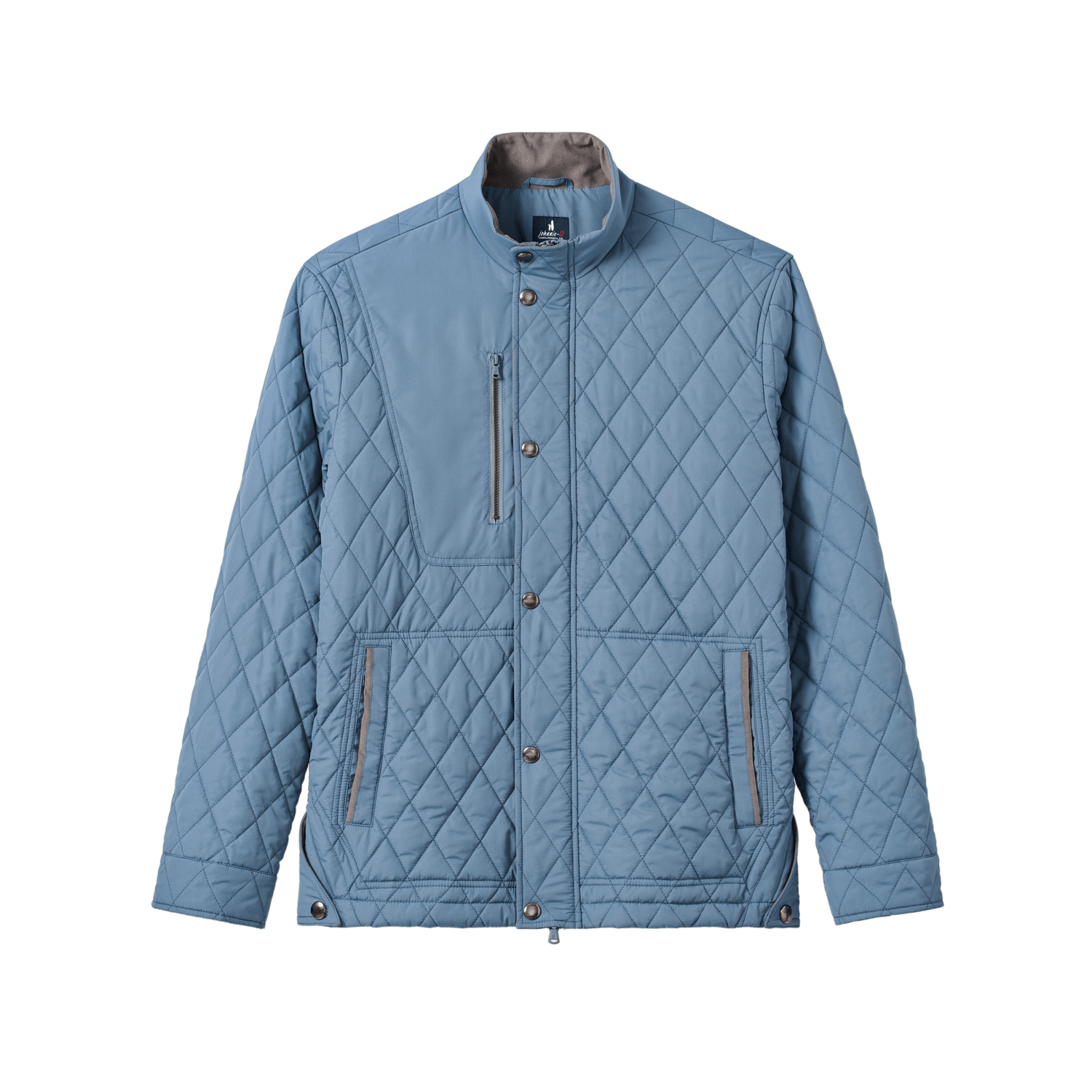 johnnie-O 01. MENS APPAREL - MENS JACKETS - MENS JACKETS INSULATED Men's Juno Quilted Snap Jacket SAILOR