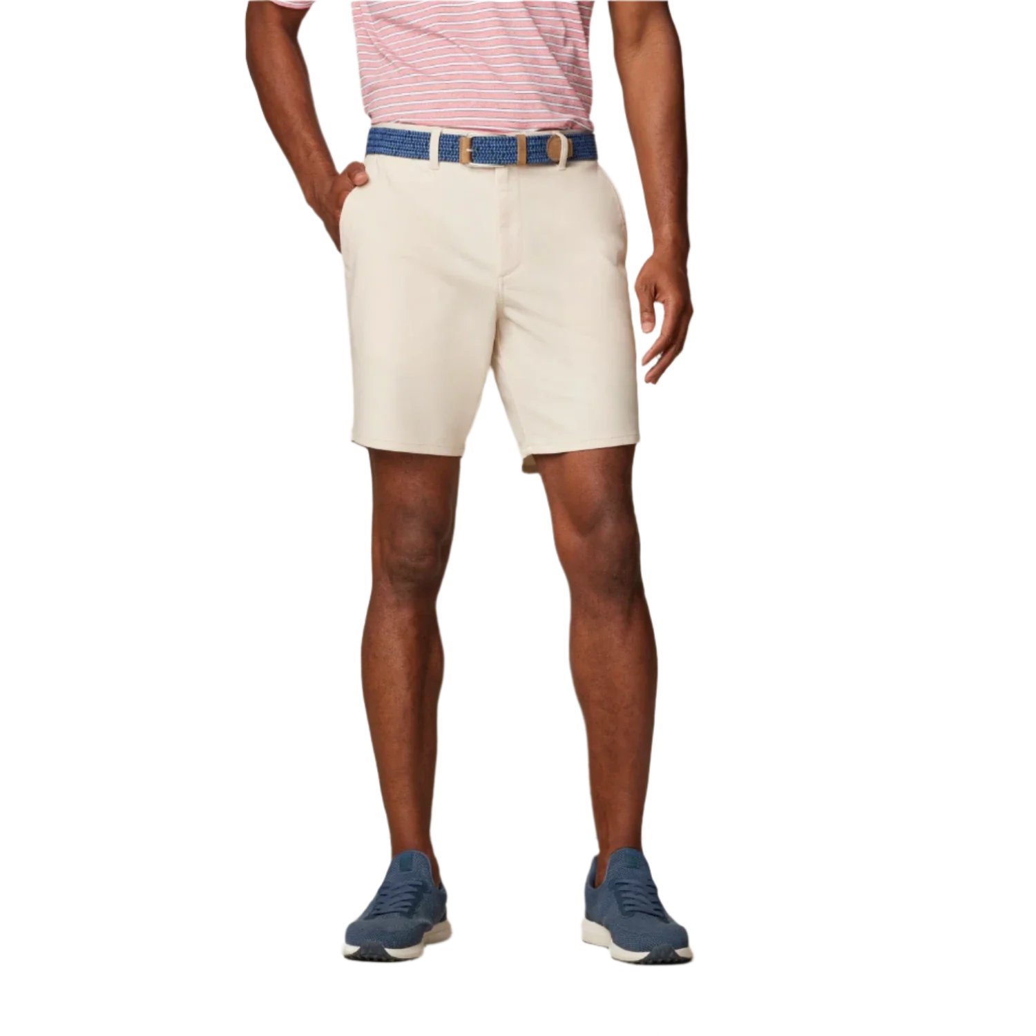 johnnie-O 01. MENS APPAREL - MENS SHORTS - MENS SHORTS CASUAL Men's Jupiter Cotton Performance Shorts STONE