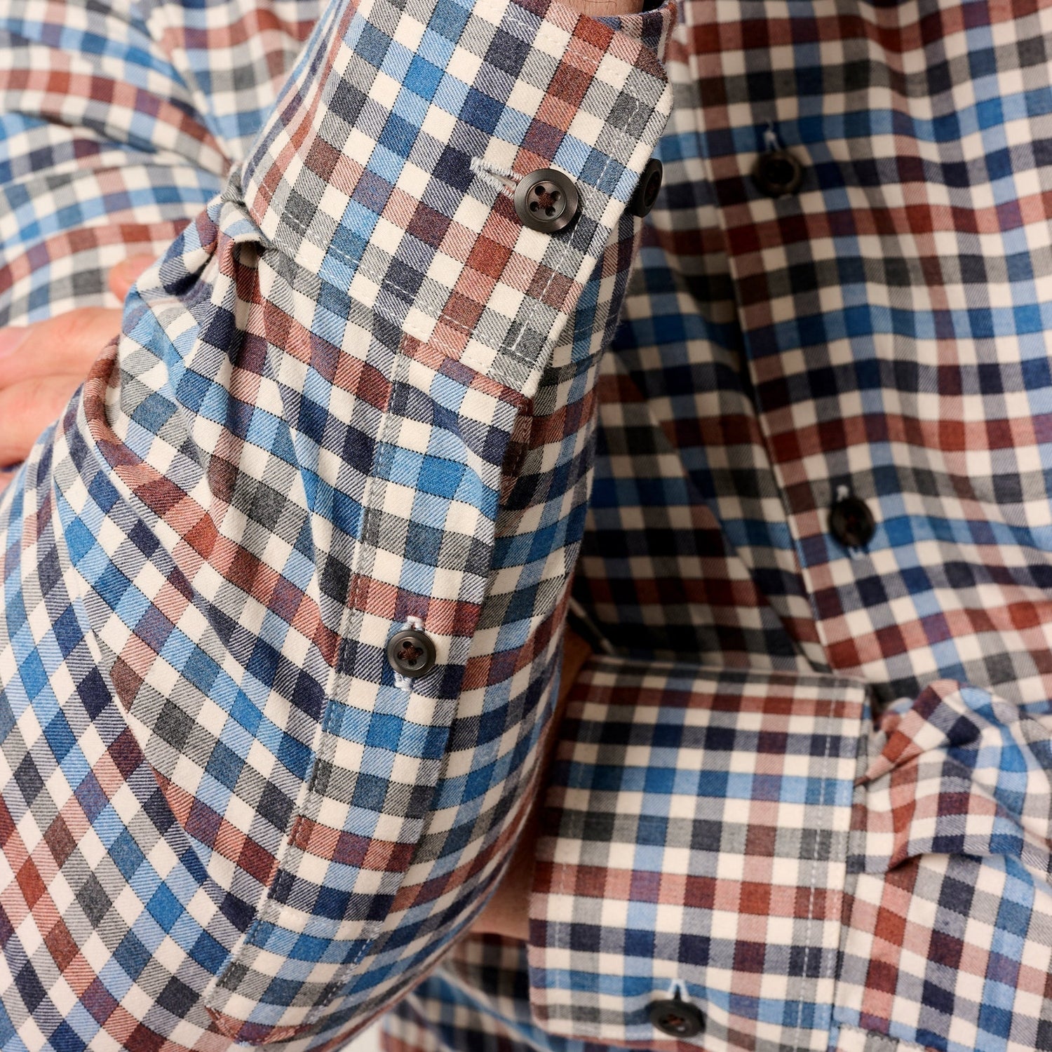 johnnie-O 01. MENS APPAREL - MENS LS SHIRTS - MENS LS BUTTON UP Men's Krause Button Up HARVEST