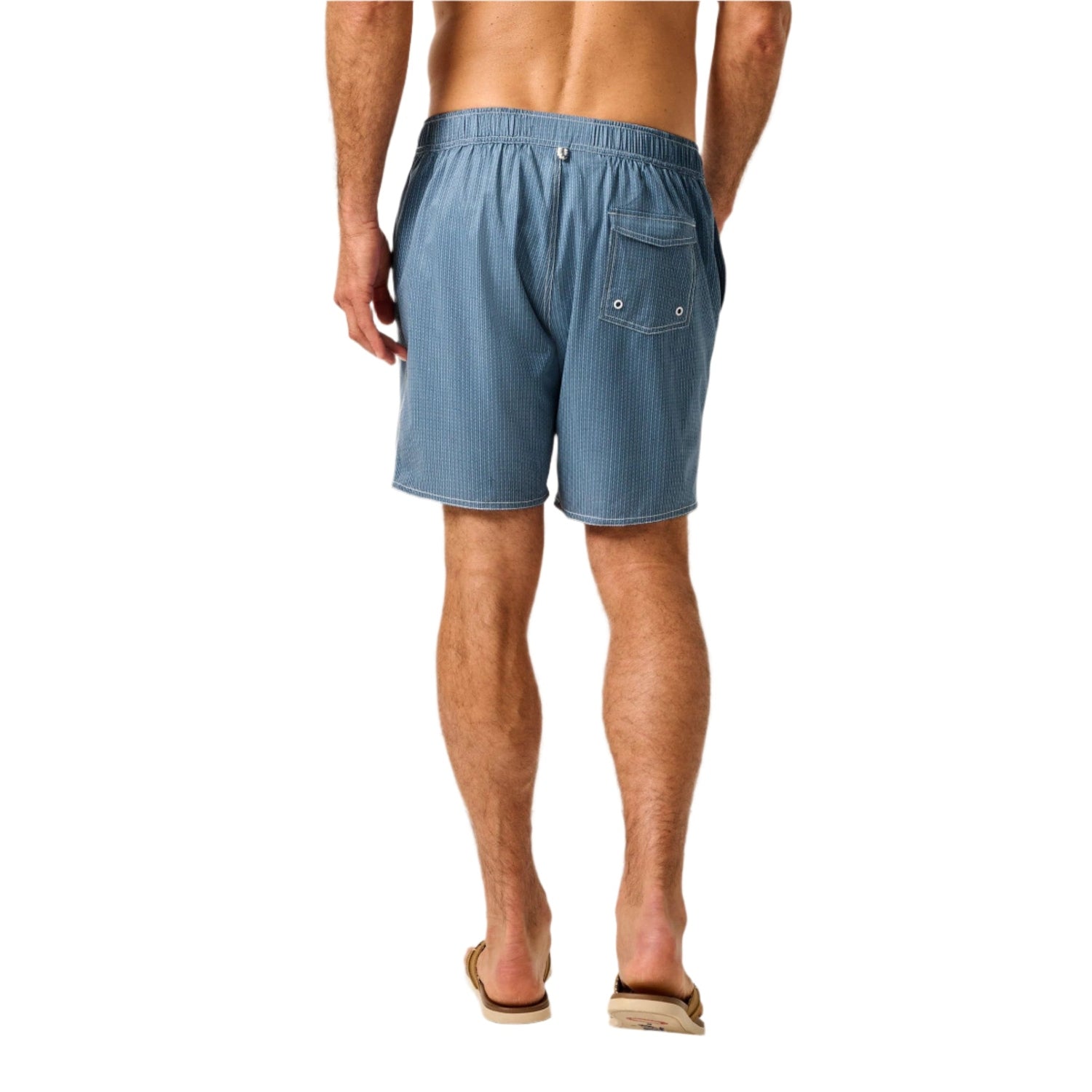 johnnie-O 01. MENS APPAREL - MENS SHORTS - MENS SHORTS SWIM Men's Low Tide Half Elastic 7" Surf Shorts LAKE