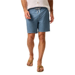 johnnie-O 01. MENS APPAREL - MENS SHORTS - MENS SHORTS SWIM Men's Low Tide Half Elastic 7" Surf Shorts LAKE