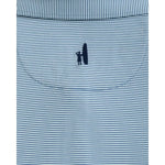 johnnie-O 01. MENS APPAREL - MENS SS SHIRTS - MENS SS POLO Men's Lyndon Striped Polo LAKE