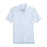 johnnie-O 01. MENS APPAREL - MENS SS SHIRTS - MENS SS POLO Men's Lyndon Striped Polo GULF BLUE