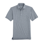 johnnie-O 01. MENS APPAREL - MENS SS SHIRTS - MENS SS POLO Men's Lyndon Striped Polo HEATHER TWILIGHT