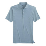 johnnie-O 01. MENS APPAREL - MENS SS SHIRTS - MENS SS POLO Men's Lyndon Striped Polo LAKE