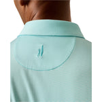 johnnie-O 01. MENS APPAREL - MENS SS SHIRTS - MENS SS POLO Men's Lyndonn Striped Polo PEACOCK