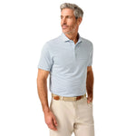 johnnie-O 01. MENS APPAREL - MENS SS SHIRTS - MENS SS POLO Men's Lyndonn Striped Polo TIDE