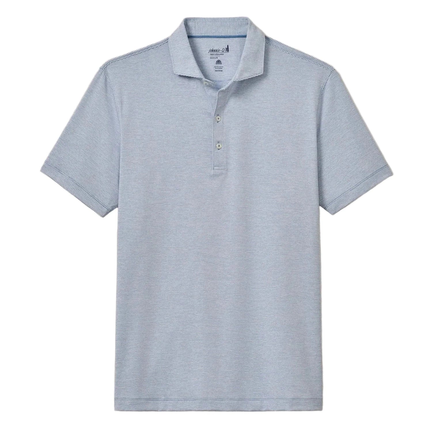 johnnie-O 01. MENS APPAREL - MENS SS SHIRTS - MENS SS POLO Men's Lyndonn Striped Polo TIDE
