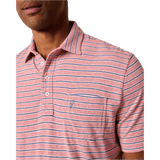 johnnie-O 01. MENS APPAREL - MENS SS SHIRTS - MENS SS POLO Men's Matthis Stripe Polo SAMBA