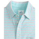 johnnie-O 01. MENS APPAREL - MENS SS SHIRTS - MENS SS POLO Men's Matthis Stripe Polo SNORKEL