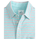 johnnie-O 01. MENS APPAREL - MENS SS SHIRTS - MENS SS POLO Men's Matthis Stripe Polo SNORKEL