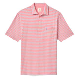 johnnie-O 01. MENS APPAREL - MENS SS SHIRTS - MENS SS POLO Men's Matthis Stripe Polo PETAL