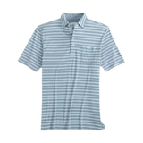 johnnie-O 01. MENS APPAREL - MENS SS SHIRTS - MENS SS POLO Men's Matthis Stripe Polo COASTAL