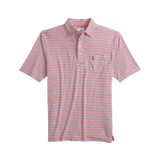 johnnie-O 01. MENS APPAREL - MENS SS SHIRTS - MENS SS POLO Men's Matthis Stripe Polo SAMBA