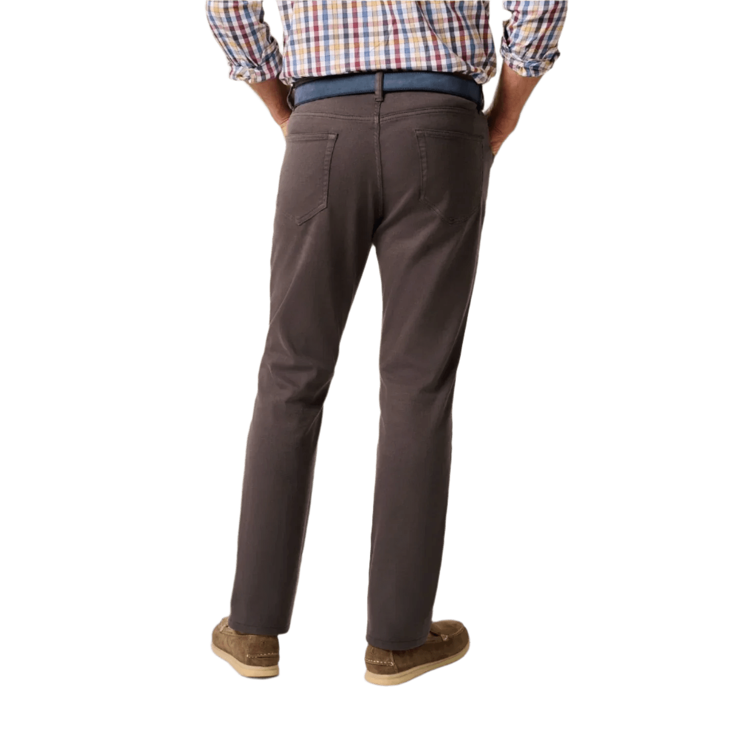 johnnie-O 01. MENS APPAREL - MENS PANTS - MENS PANTS CASUAL Men's Newport 5-Pocket Cotton Pant CHARCOAL