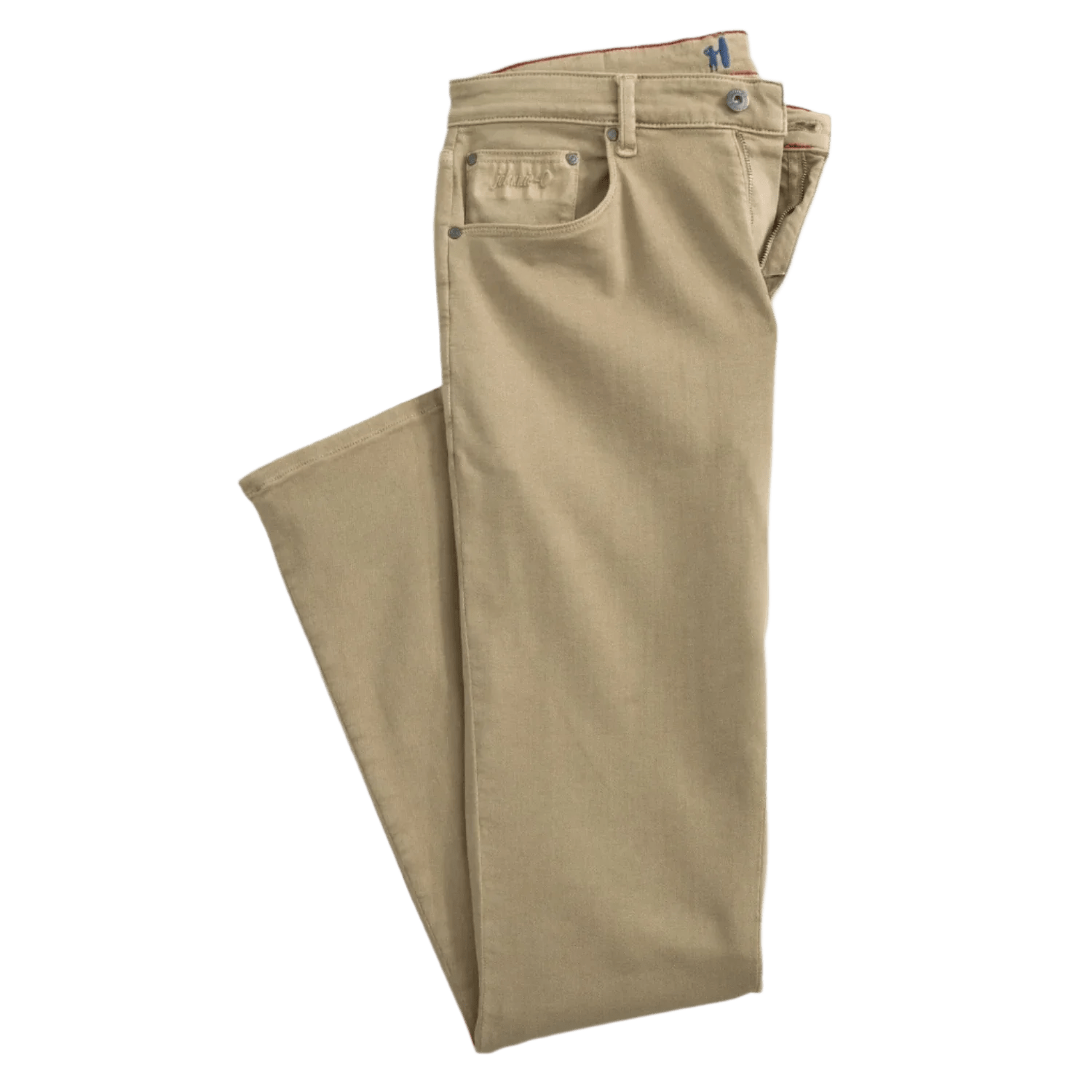 johnnie-O 01. MENS APPAREL - MENS PANTS - MENS PANTS CASUAL Men's Newport 5-Pocket Cotton Pant KHAKI