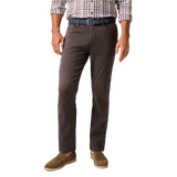 johnnie-O 01. MENS APPAREL - MENS PANTS - MENS PANTS CASUAL Men's Newport 5-Pocket Cotton Pant CHARCOAL