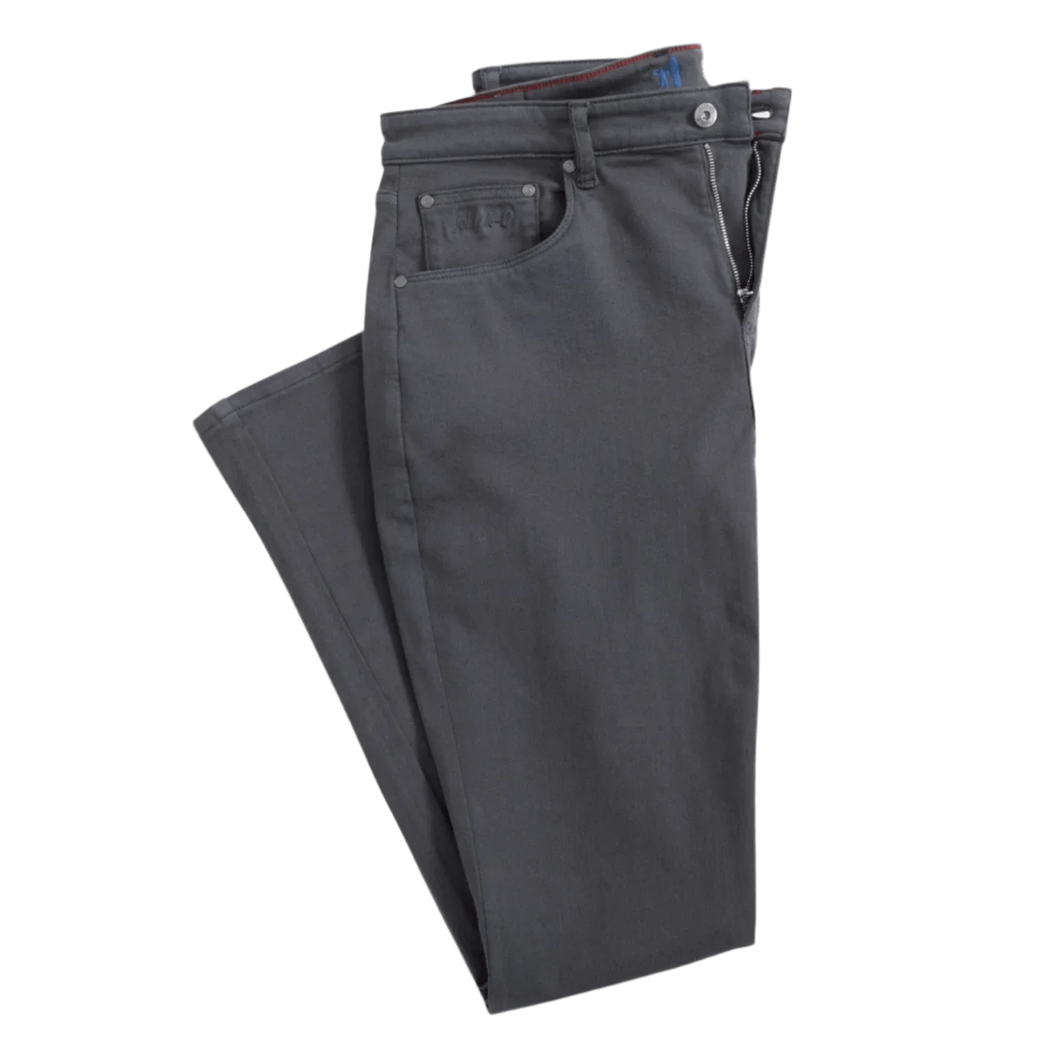 johnnie-O 01. MENS APPAREL - MENS PANTS - MENS PANTS CASUAL Men's Newport 5-Pocket Cotton Pant CHARCOAL