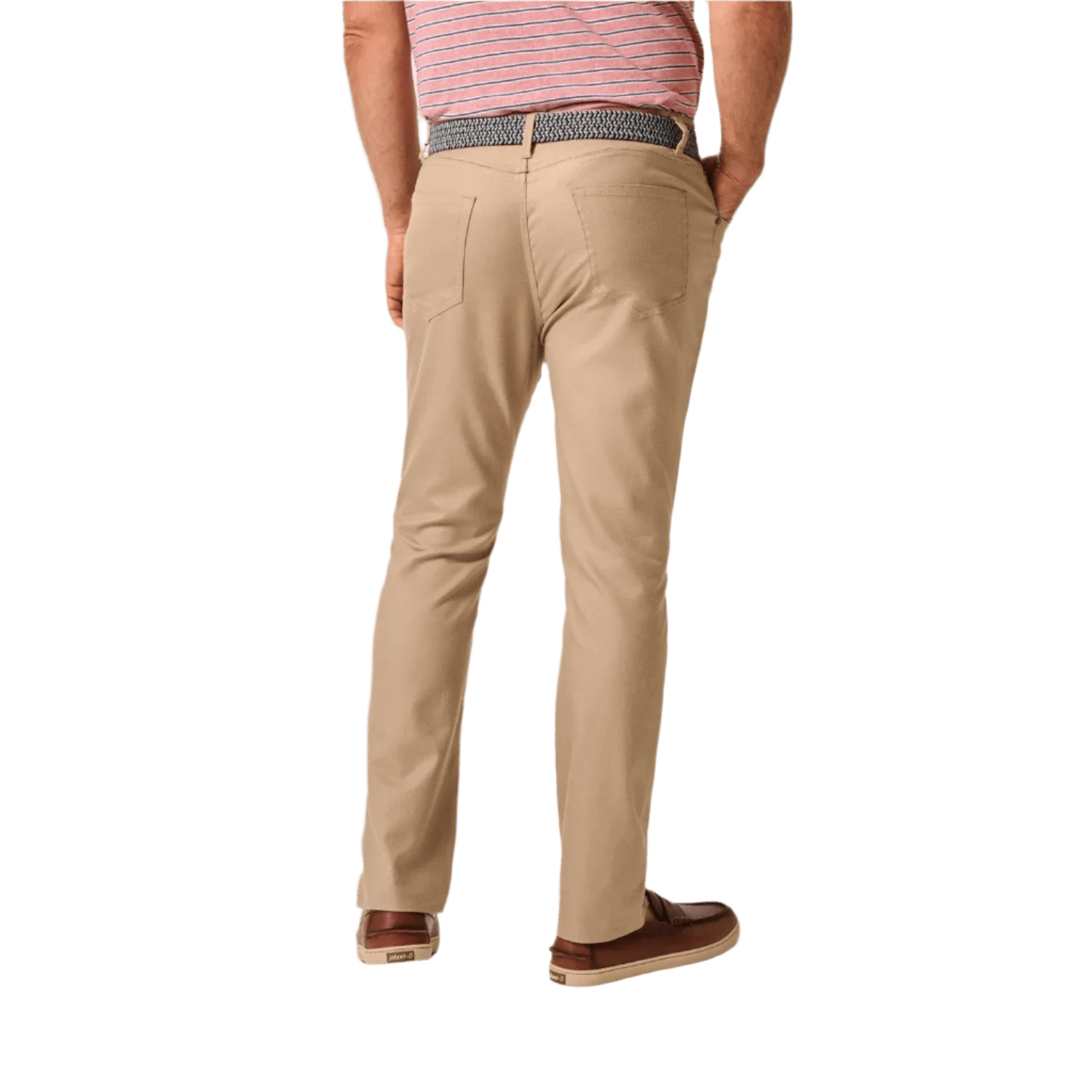 johnnie-O 01. MENS APPAREL - MENS PANTS - MENS PANTS CASUAL Men's Newport 5-Pocket Cotton Pant KHAKI