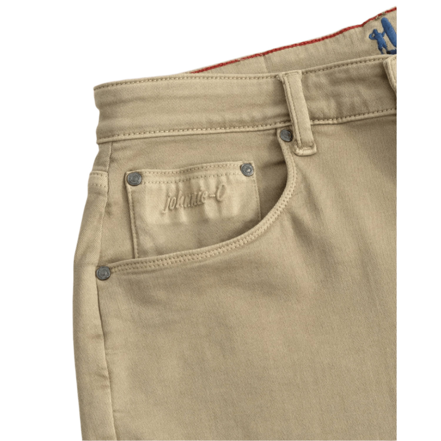 johnnie-O 01. MENS APPAREL - MENS PANTS - MENS PANTS CASUAL Men's Newport 5-Pocket Cotton Pant KHAKI