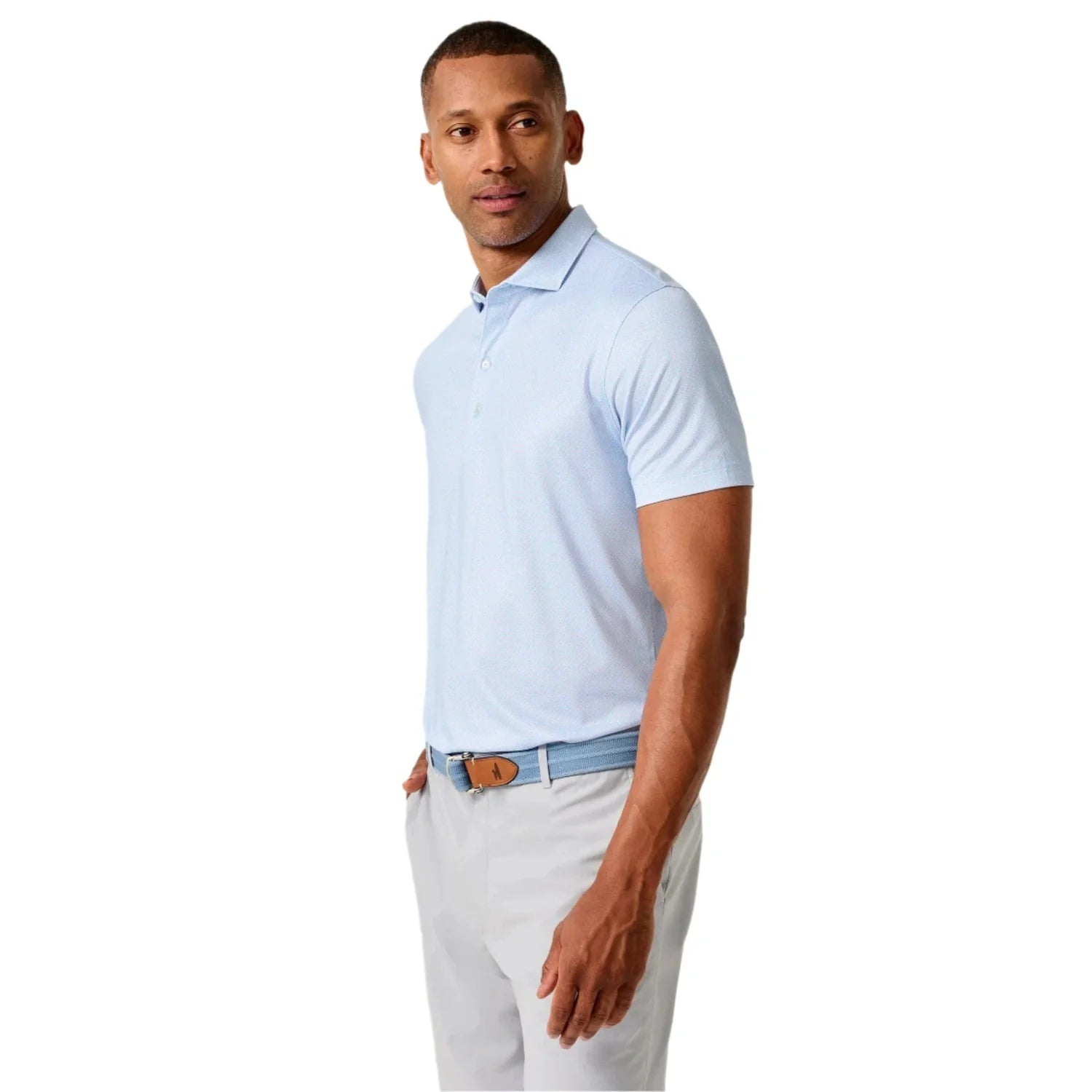 johnnie-O 01. MENS APPAREL - MENS SS SHIRTS - MENS SS POLO Men's Performance Jersey Polo - Julio MALIBLU
