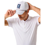 johnnie-O 01. MENS APPAREL - MENS SS SHIRTS - MENS SS POLO Men's Performance Jersey Polo - Pete WHITE
