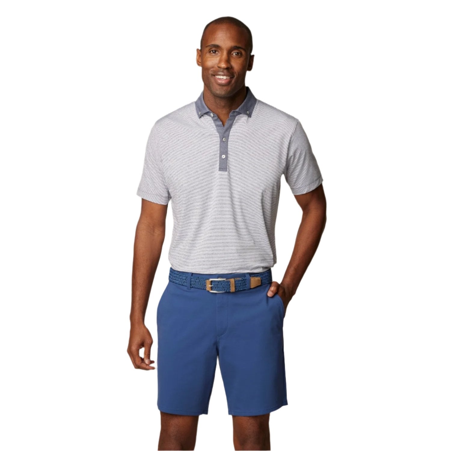 johnnie-O 01. MENS APPAREL - MENS SS SHIRTS - MENS SS POLO Men's Performance Jersey Polo - Walsh Stripe