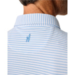 johnnie-O 01. MENS APPAREL - MENS SS SHIRTS - MENS SS POLO Men's Performance Mesh Polo - Stetson Stripe MALIBLU