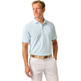 johnnie-O 01. MENS APPAREL - MENS SS SHIRTS - MENS SS POLO Men's Performance Mesh Polo - Stetson Stripe TARPON