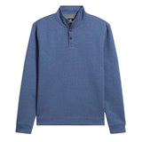 johnnie-O 01. MENS APPAREL - MENS HOODIES|SWEATERS - MENS PO Q ZIP Men's Rockwells Quilted Pullover LAGUNA BLUE