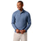 johnnie-O 01. MENS APPAREL - MENS HOODIES|SWEATERS - MENS PO Q ZIP Men's Rockwells Quilted Pullover LAGUNA BLUE