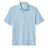 johnnie-O 01. MENS APPAREL - MENS SS SHIRTS - MENS SS POLO Men's Ryan Original Four-Button Polo CLOUD BLUE