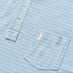 johnnie-O 01. MENS APPAREL - MENS SS SHIRTS - MENS SS POLO Men's Ryan Original Four-Button Polo CLOUD BLUE