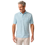 johnnie-O 01. MENS APPAREL - MENS SS SHIRTS - MENS SS POLO Men's Ryan Original Four-Button Polo CLOUD BLUE