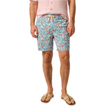 johnnie-O 01. MENS APPAREL - MENS SHORTS - MENS SHORTS SWIM Men's Secret Garden Half Elastic 7" Surf Shorts LAKE