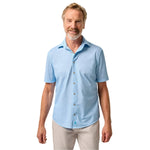 johnnie-O 01. MENS APPAREL - MENS SS SHIRTS - MENS SS BUTTON UP Men's Short Sleeve Hangin' Out Knit Button Up Shirt - Spielman TARPON