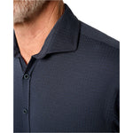 johnnie-O 01. MENS APPAREL - MENS SS SHIRTS - MENS SS BUTTON UP Men's Short Sleeve Hangin' Out Knit Button Up Shirt - Surfsucker LAKE