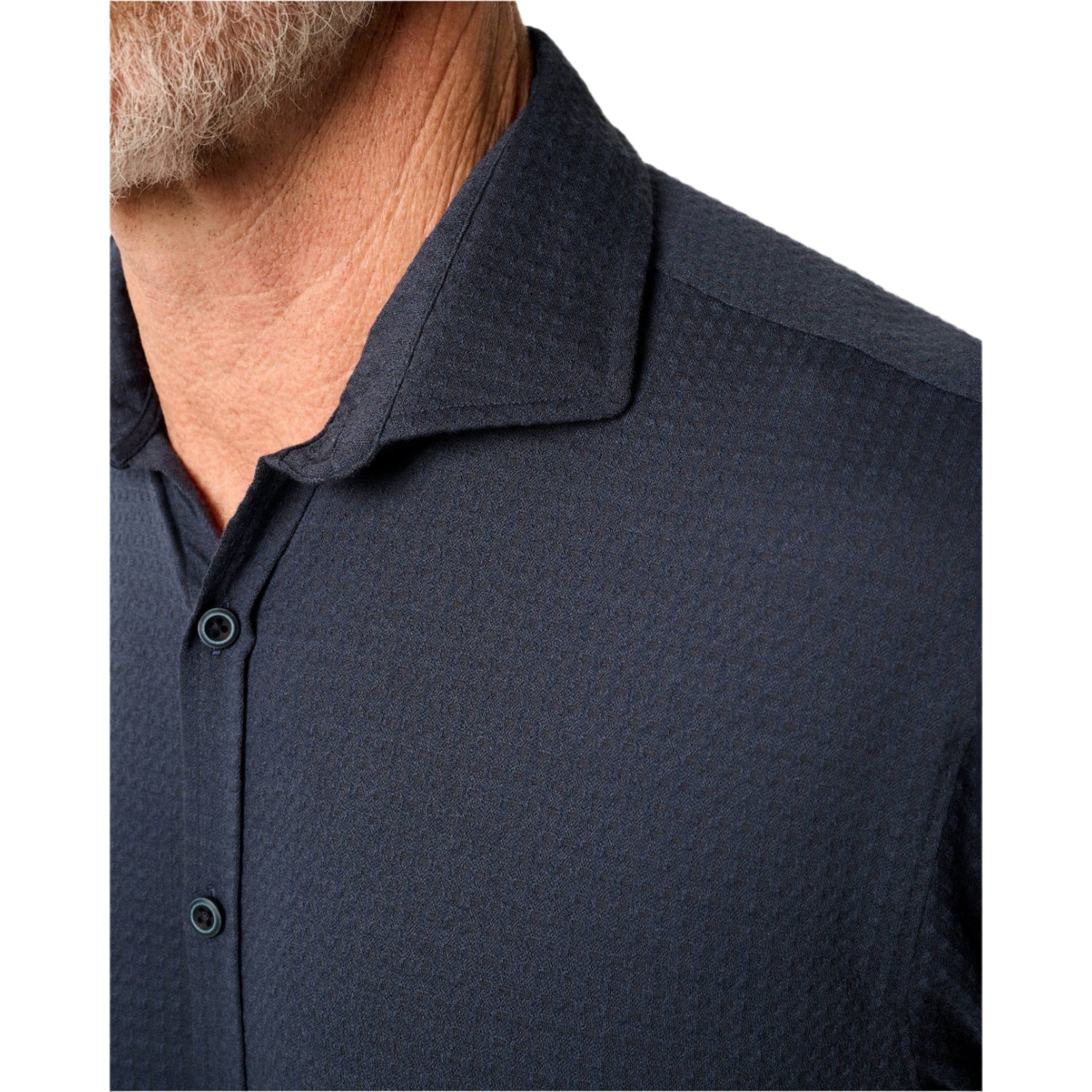 johnnie-O 01. MENS APPAREL - MENS SS SHIRTS - MENS SS BUTTON UP Men's Short Sleeve Hangin' Out Knit Button Up Shirt - Surfsucker LAKE