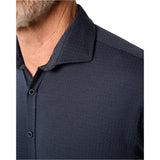 johnnie-O 01. MENS APPAREL - MENS SS SHIRTS - MENS SS BUTTON UP Men's Short Sleeve Hangin' Out Knit Button Up Shirt - Surfsucker LAKE