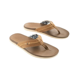 johnnie-O 04. MENS FOOTWEAR - MENS SANDALS - MENS SANDALS CASUAL Men's Starboard Leather Sandal TAUPE